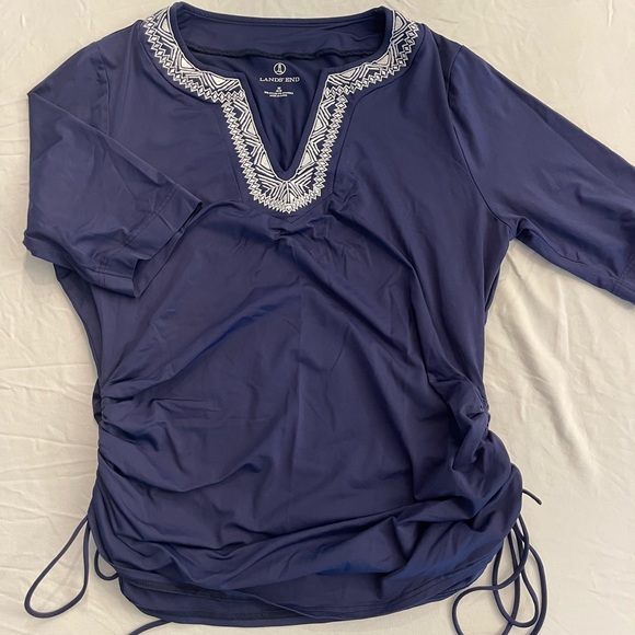 Lands' End Other - Land’s End Swim Shirt, Sz M, Navy Blue